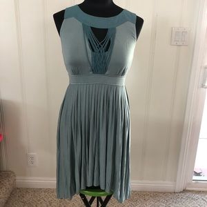 NWOT Esley blue slinky soft dress